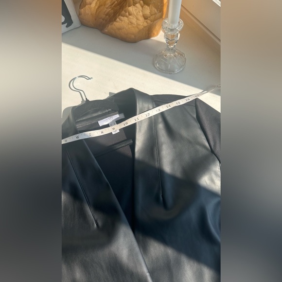 Leather cardigan/Blazer us16 - Picture 16 of 16